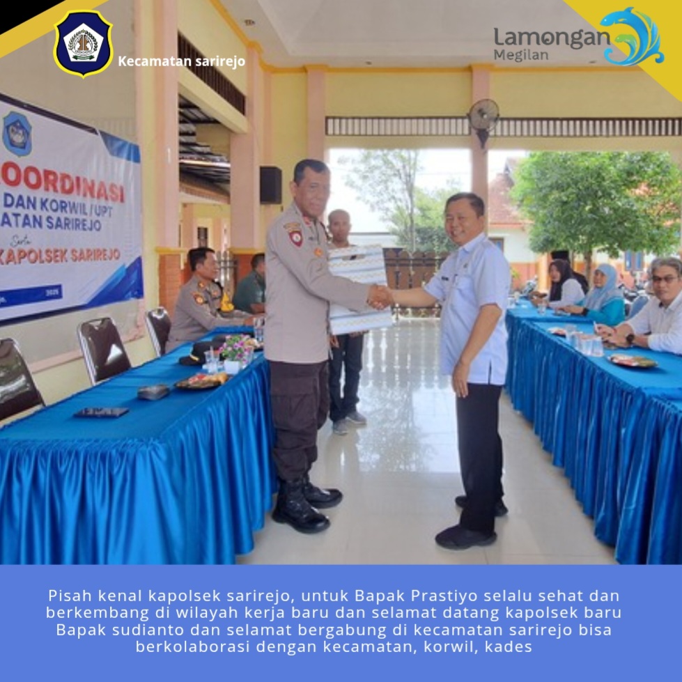 Pisah Kenal Polsek Kecamatan Sarirejo