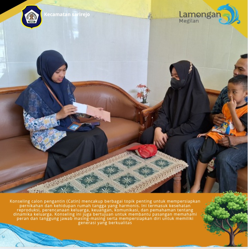 Konseling Catin oleh PILKB kecamatan sarirejo