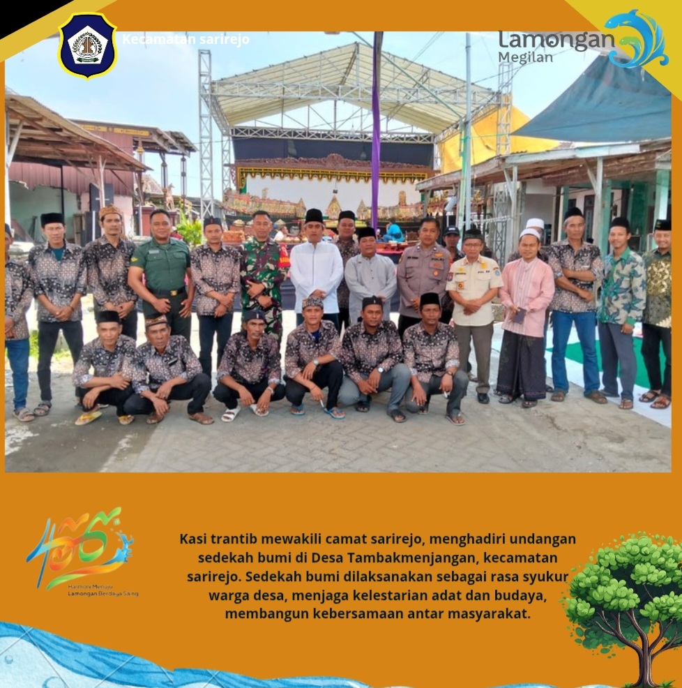 Sedekah bumi di Desa Tambakmenjangan