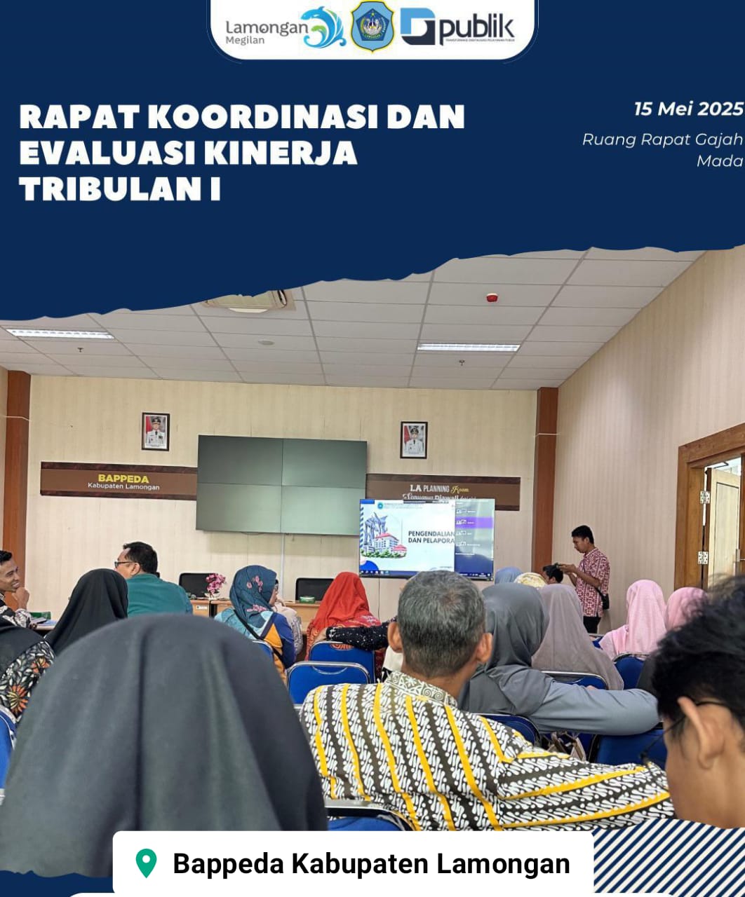 Rapat koordinasi dan evaluasi kinerja tribulan I