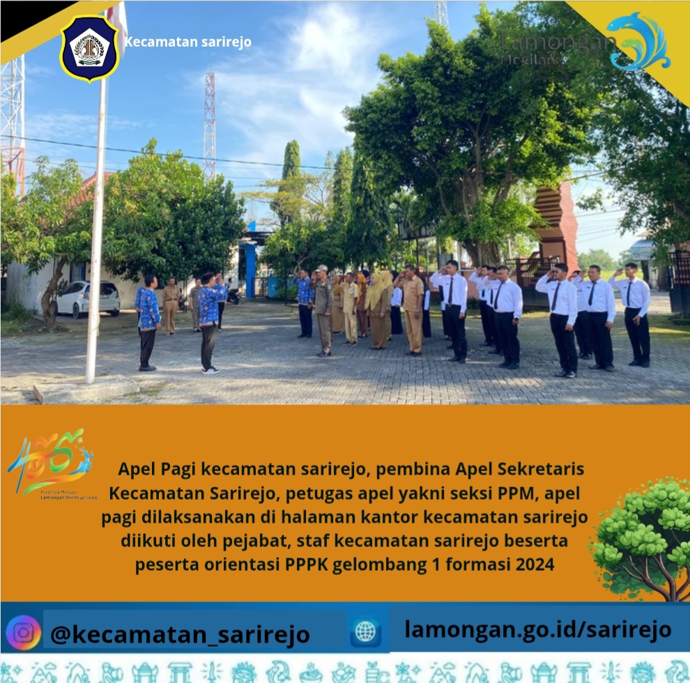 Apel Pagi Kecamatan Sarirejo