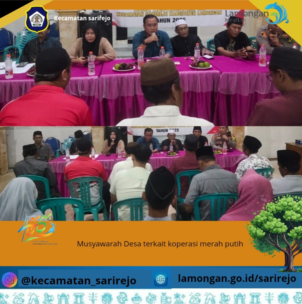 Musyawarah Desa terkait koperasi Merah Putih