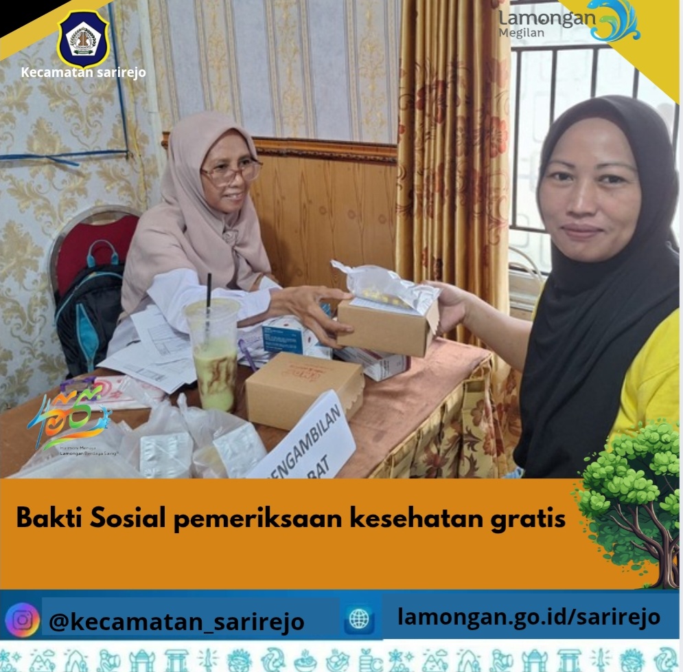 Bakti Sosial pemeriksaan kesehatan gratis