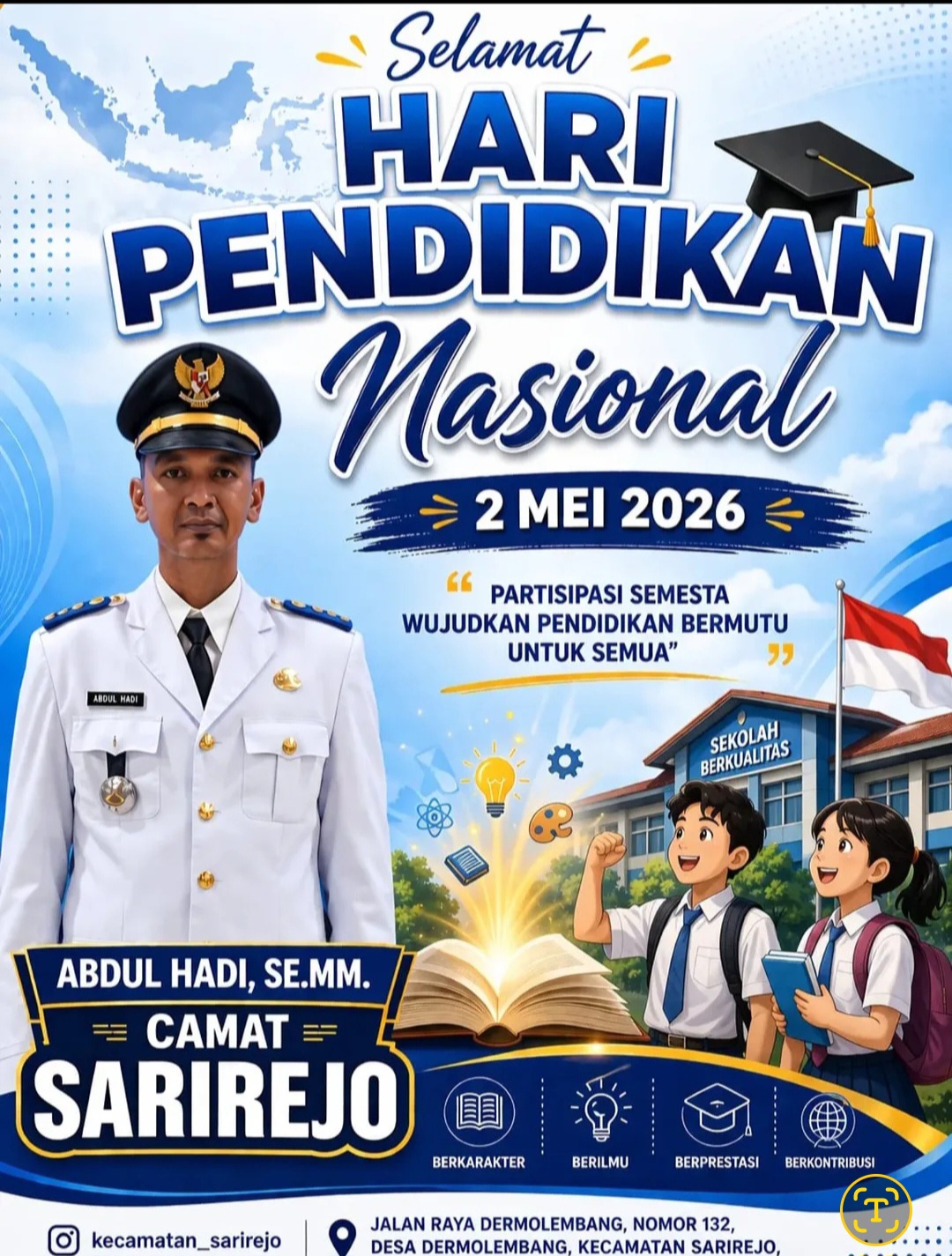 Foto: Selamat hari pendidikan nasional