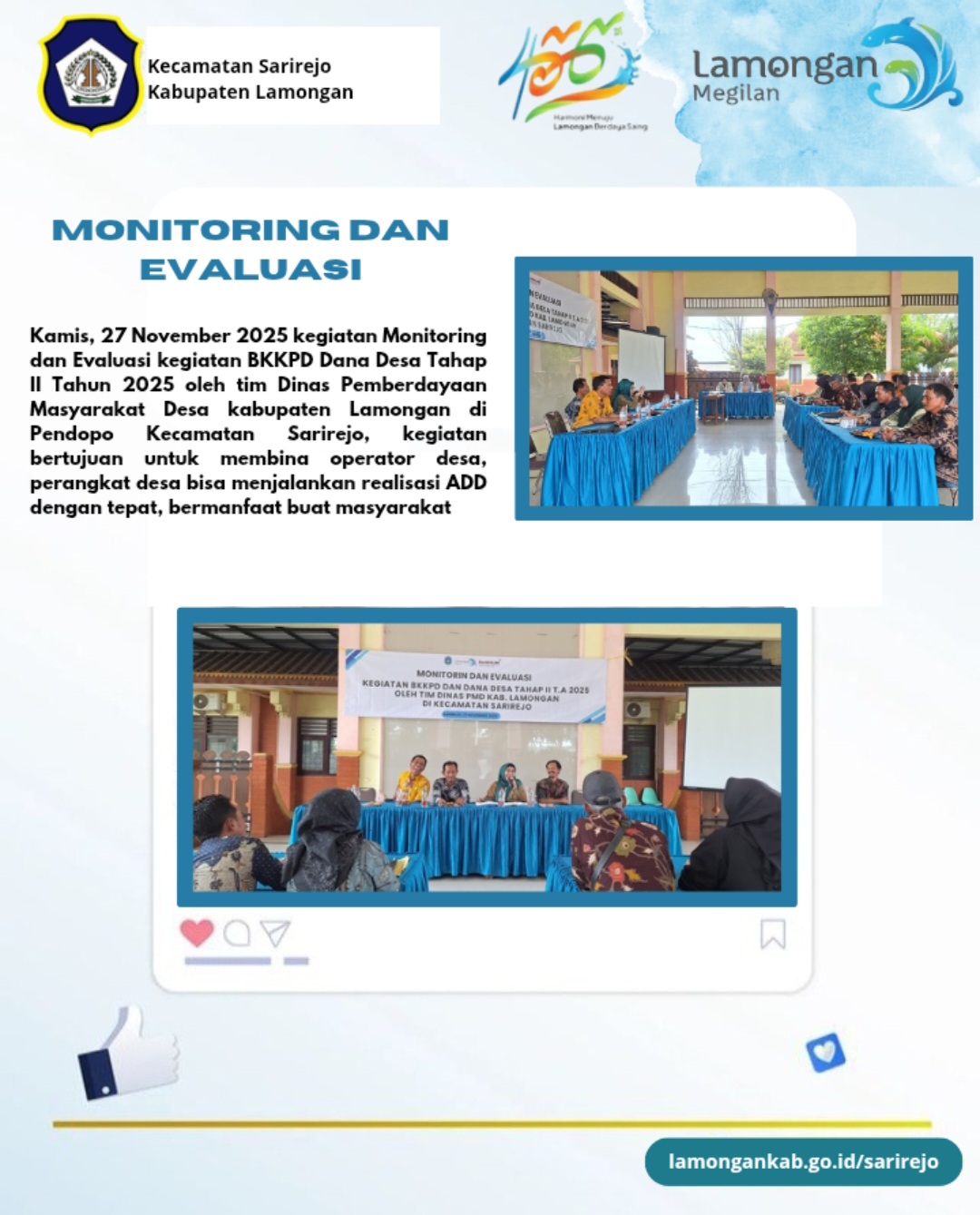 Foto: Monitoring dan Evaluasi