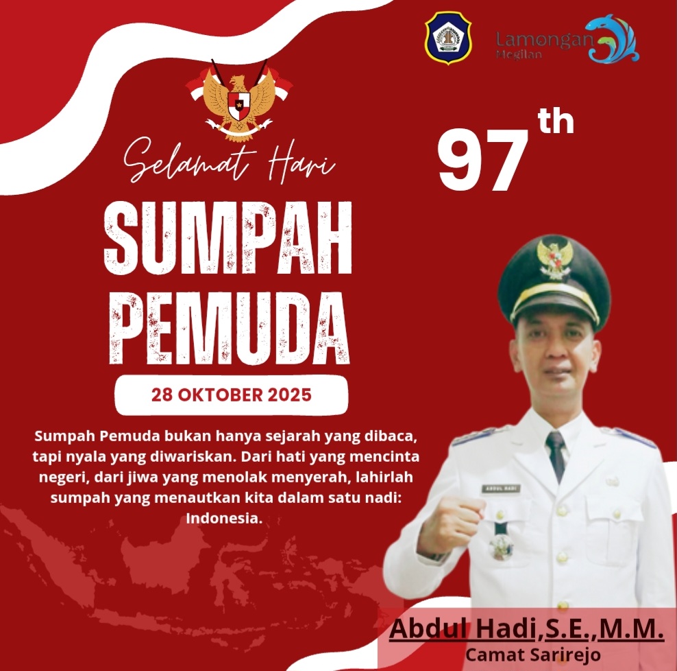 Foto: Selamat hari sumpah pemuda 2025