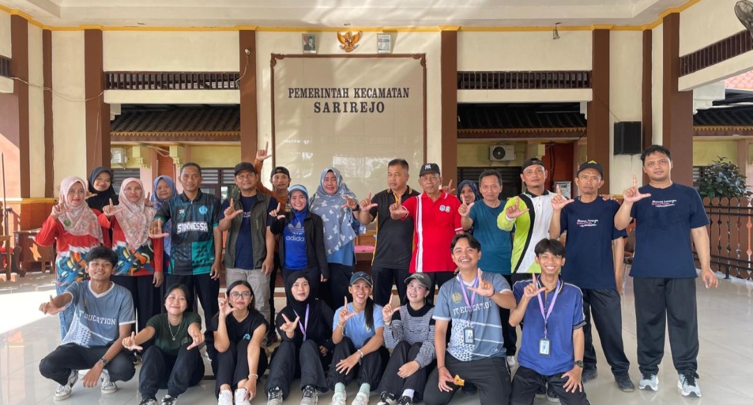 Foto: Kegiatan bersama mahasiwa/i UNESA