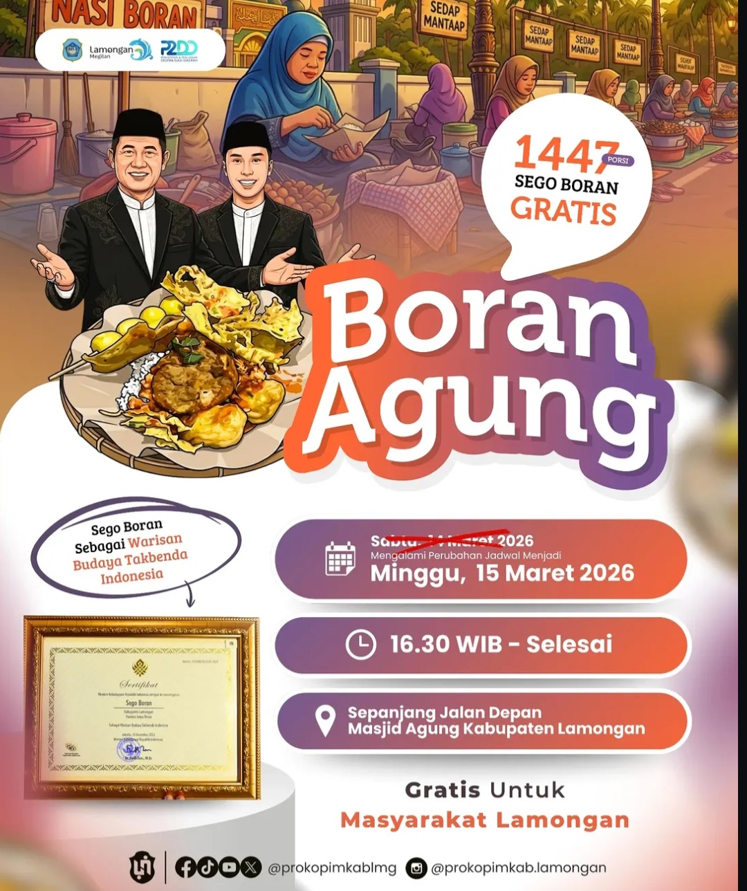 Foto: Boran gratis untuk masyarakat umum