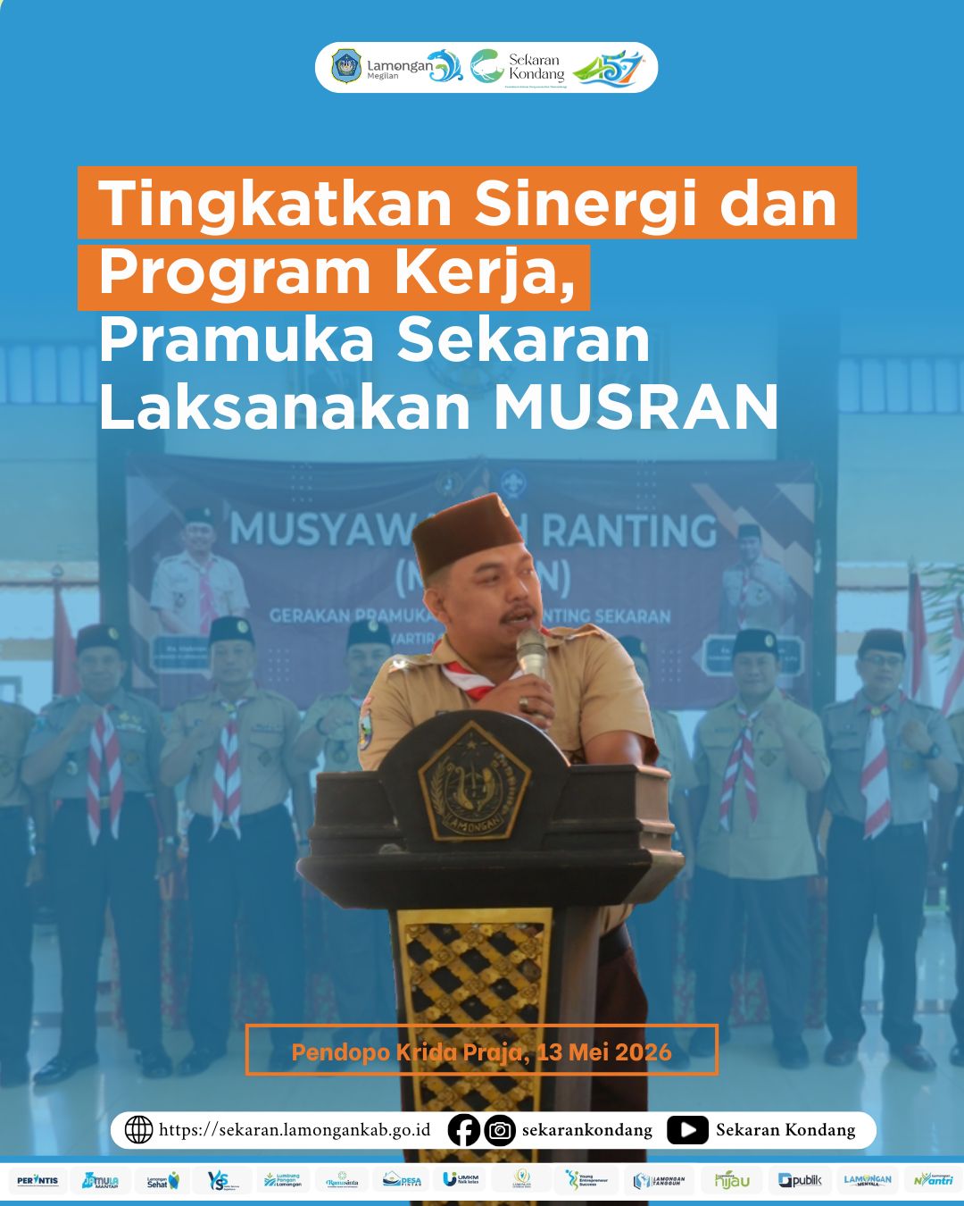 Foto: PRAMUKA SEKARAN LAKSANAKAN MUSRAN MEI 2026