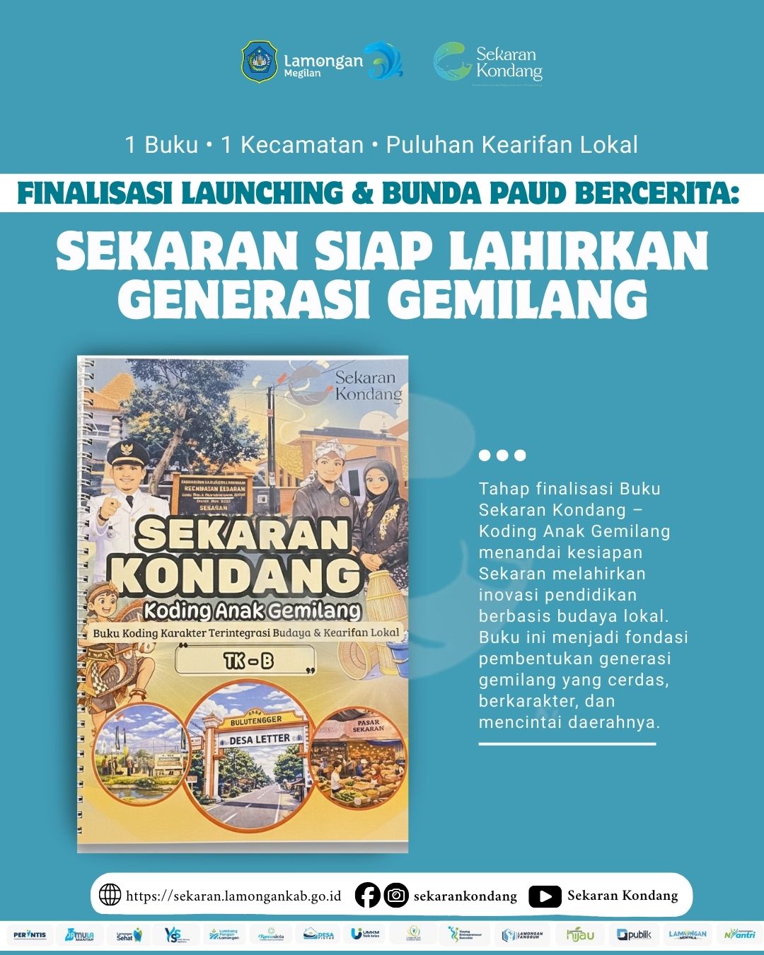 FINALISASI LAUNCHING DAN BUNDA PAUD BERCERITA : SEKARAN SIAP LAHIRKAN GENERASI GEMILANG MARET 2026