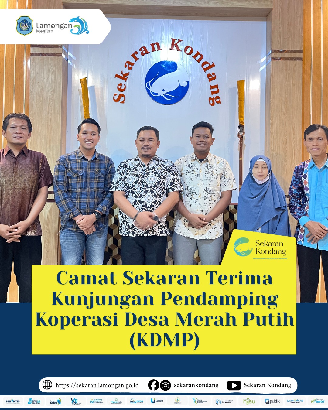 Foto: CAMAT SEKARAN TERIMA KUNJUNGAN PENDAMPING KOPERASI DESA MERAH PUTIH (KDMP)