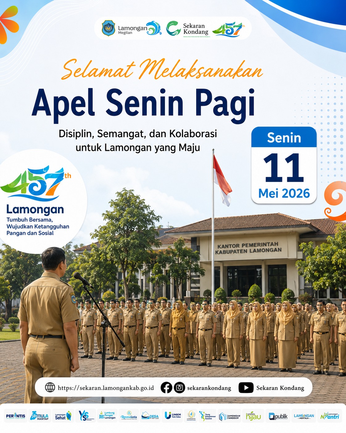 Foto: APEL RUTIN HARI SENIN MEI 2026