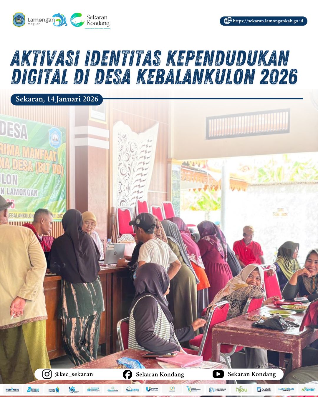 Foto: AKTIVASI IDENTITAS KEPENDUDUKAN DIGITAL DI DESA KEBALANKULON JANUARI 2026