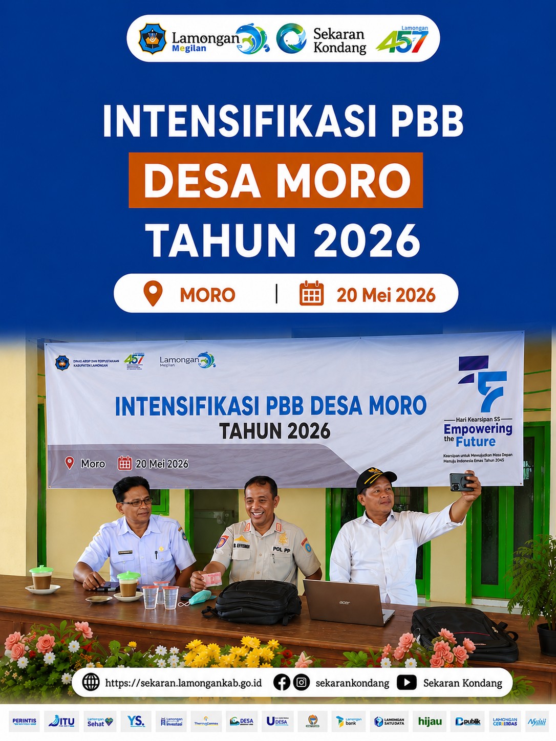 Foto: INTENSIFITAS PBB DI DESA MORO 2026