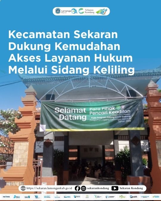Foto: Kecamatan Sekaran Dukung Kemudahan Akses Layanan Hukum Melalui Sidang Keliling