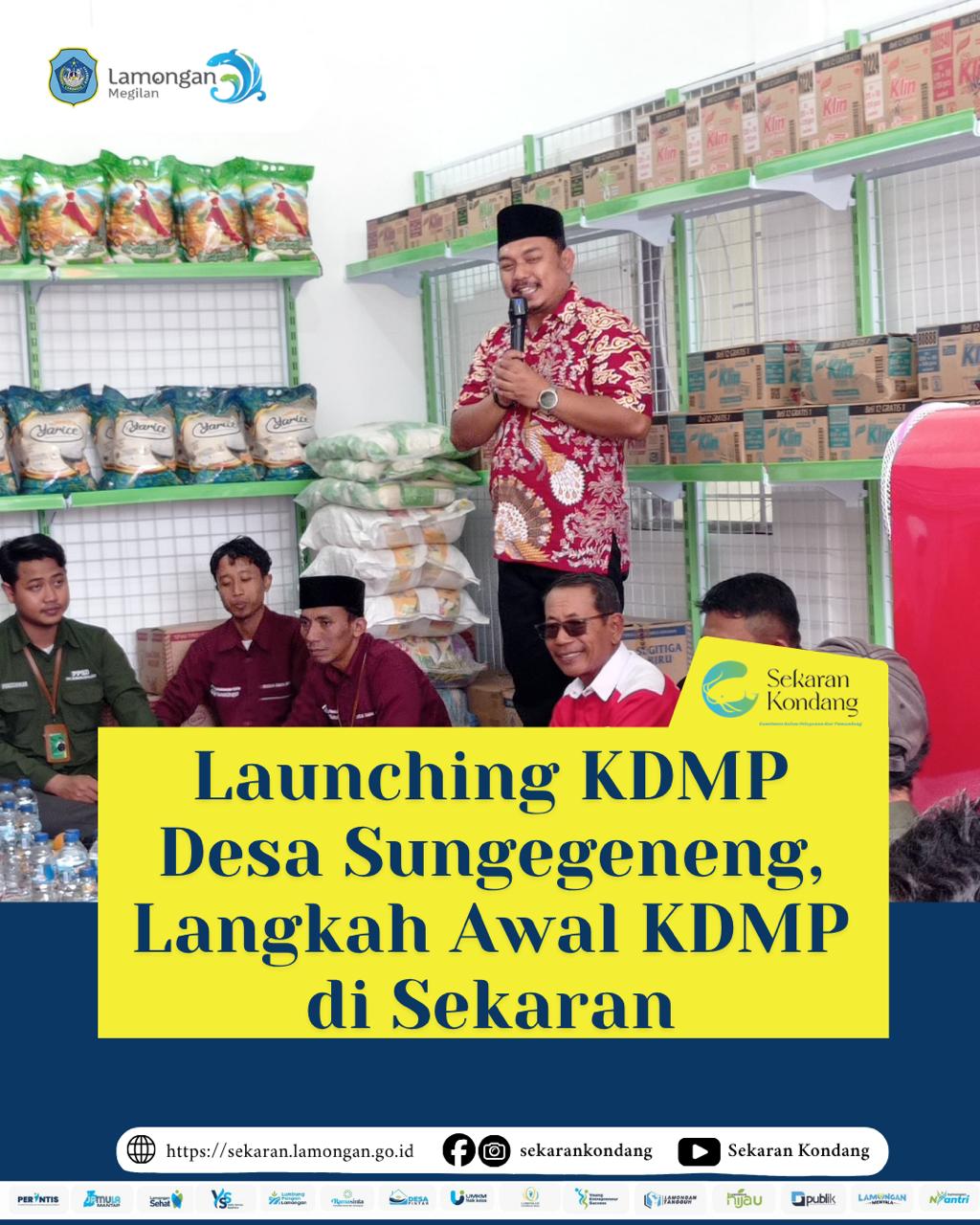 Foto: LAUNCHING KDMP DESA SUNGEGENENG, LANGKAH AWAL KDMP DI SEKARAN