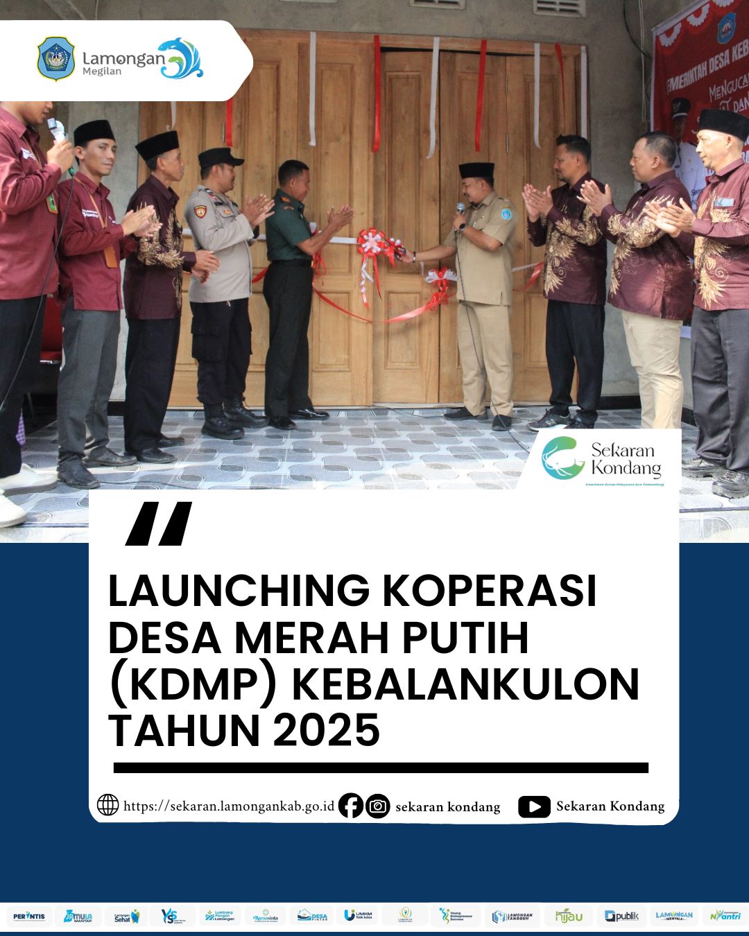 Foto: LAUNCHING KOPERASI DESA MERAH PUTIH (KDMP) KEBALANKULON TAHUN 2025