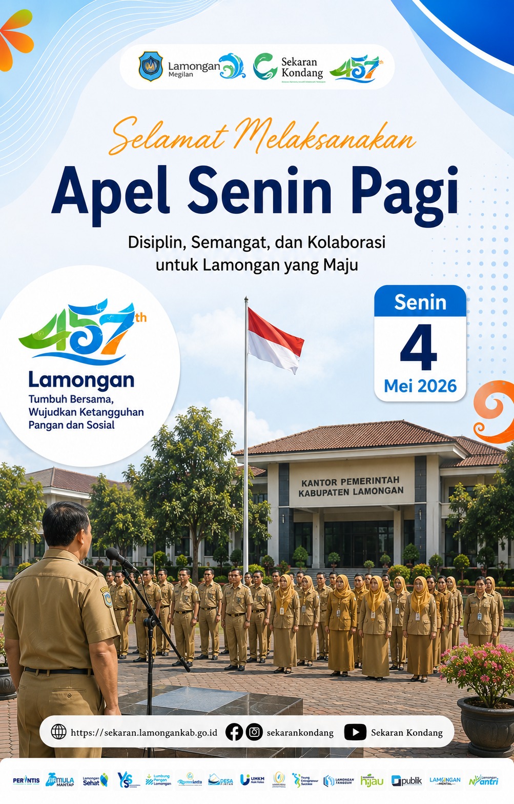 Foto: APEL RUTIN HARI SENIN MEI 2026