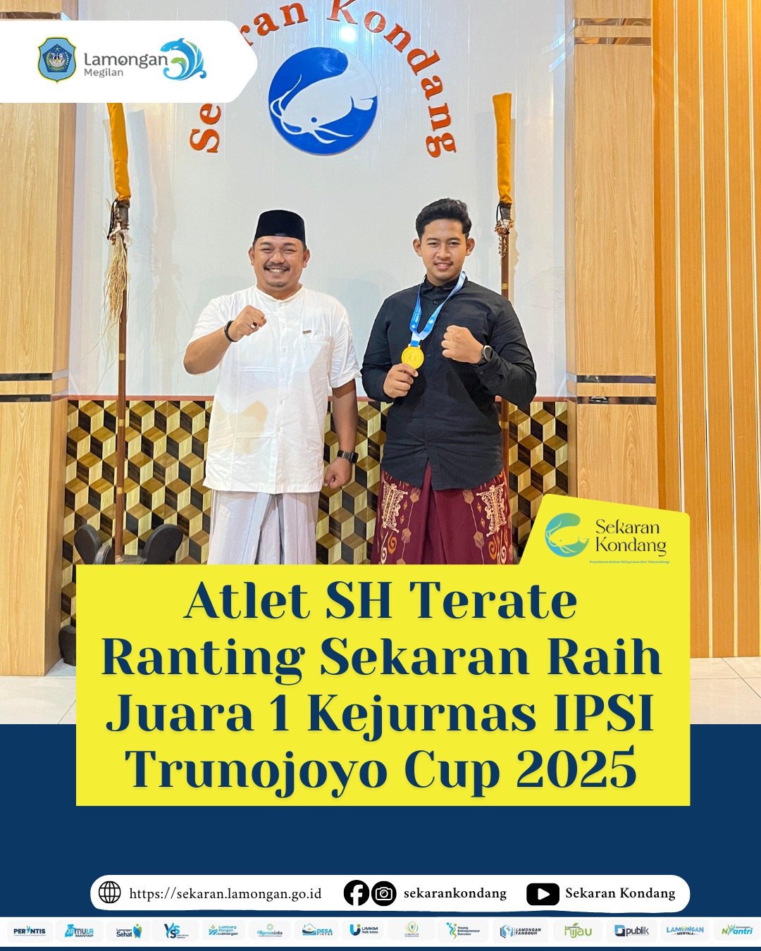 Foto: ATLET SH TERATE RANTING SEKARAN RAIH JUARA 1 KEJURNAS IPSI TRUNOJOYO CUP 2025