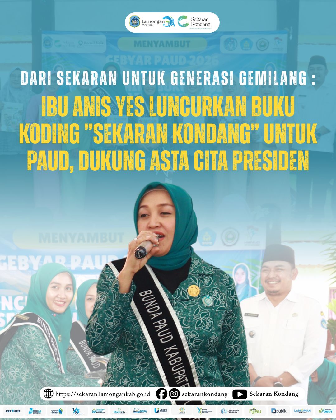 IBU ANIS YES LUNCURKAN BUKU KODING "SEKARAN KONDANG" APRIL 2026