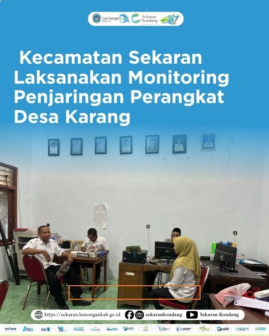 Foto: Kecamatan Sekaran Laksanakan Monitoring Penjaringan Perangkat Desa Karang
