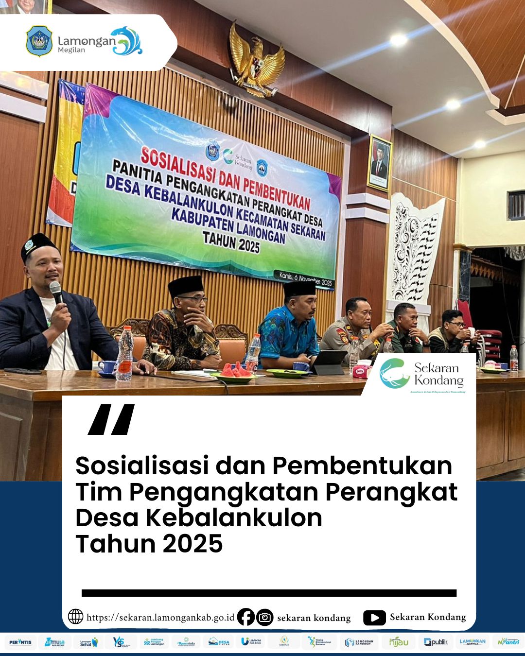 Foto: SOSIALISASI DAN PEMBENTUKAN TIM PENGANGKATAN PERANGKAT DESA KEBALANKULON TAHUN 2025