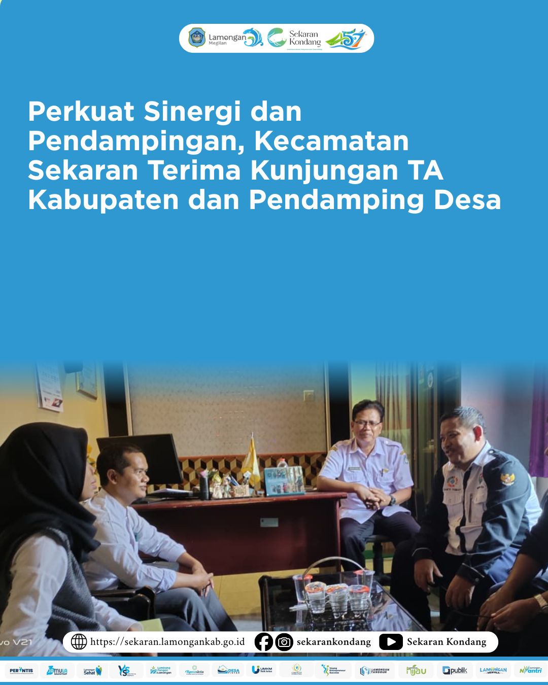 Foto: Perkuat Sinergi dan Pendampingan, Kecamatan Sekaran Terima Kunjungan TA Kabupaten dan Pendamping Desa