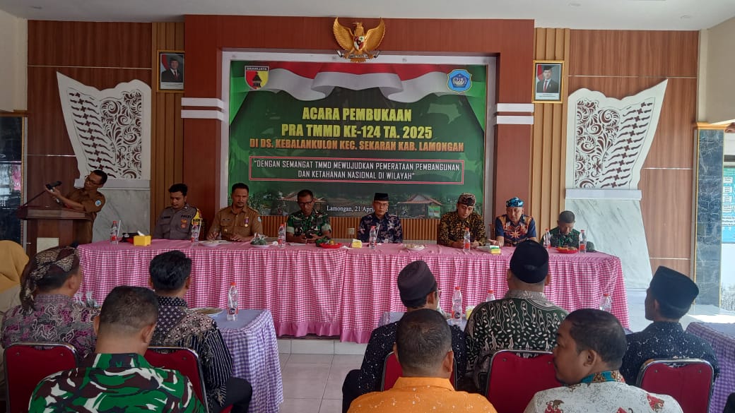 PEMBUKAAN TMMD KE-124 TAHUN 2025 DI DESA KEBALANKULON