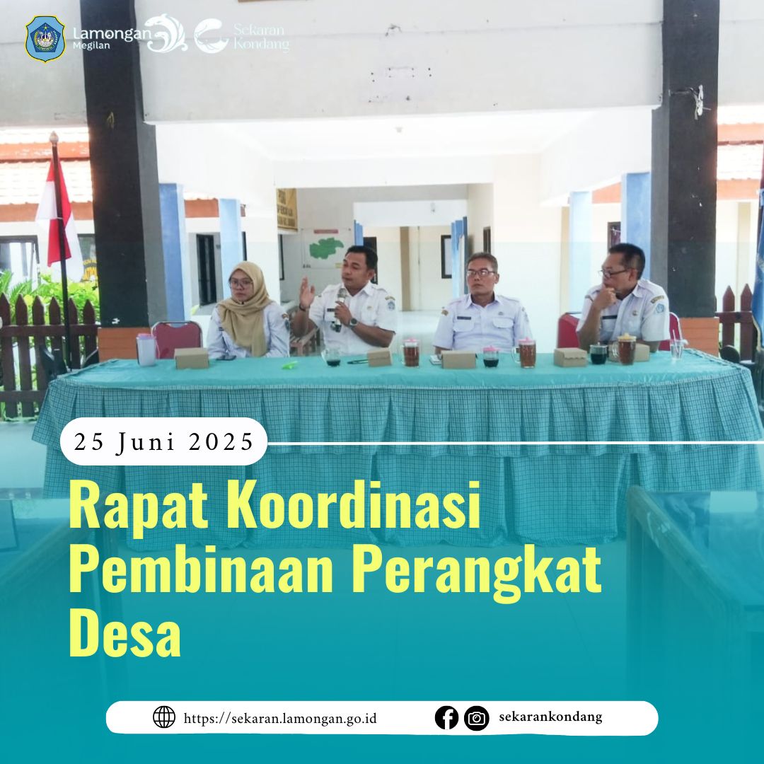RAPAT KOORDINASI PEMBINAAN PERANGKAT DESA