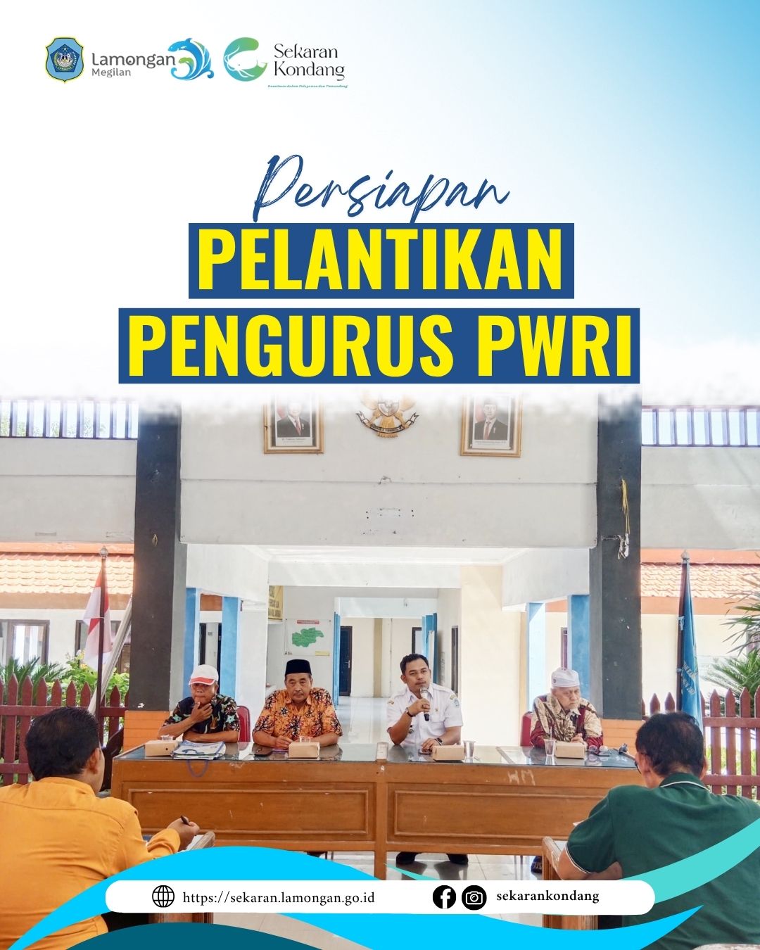 PERSIAPAN PELANTIKAN PENGURUS PWRI