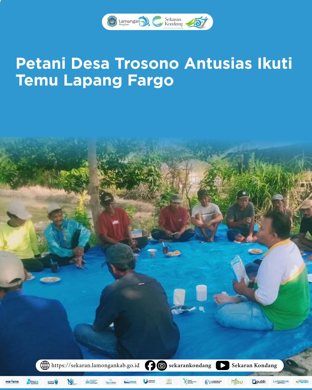 Foto: Petani Desa Trosono Antusias Ikuti Temu Lapang Fargo