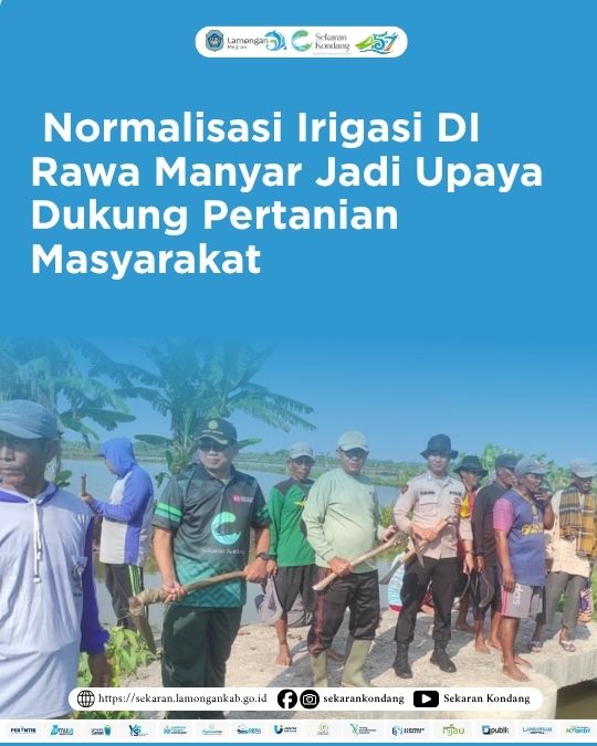 Foto: Normalisasi Irigasi DI Rawa Manyar Jadi Upaya Dukung Pertanian Masyarakat