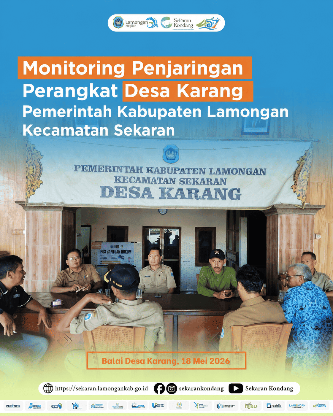 Foto: MONITORING PENJARINGAN PERANGKAT DESA KARANG