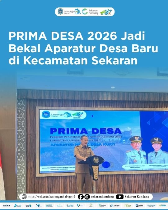Foto: PRIMA DESA 2026 Jadi Bekal Aparatur Desa Baru di Kecamatan Sekaran