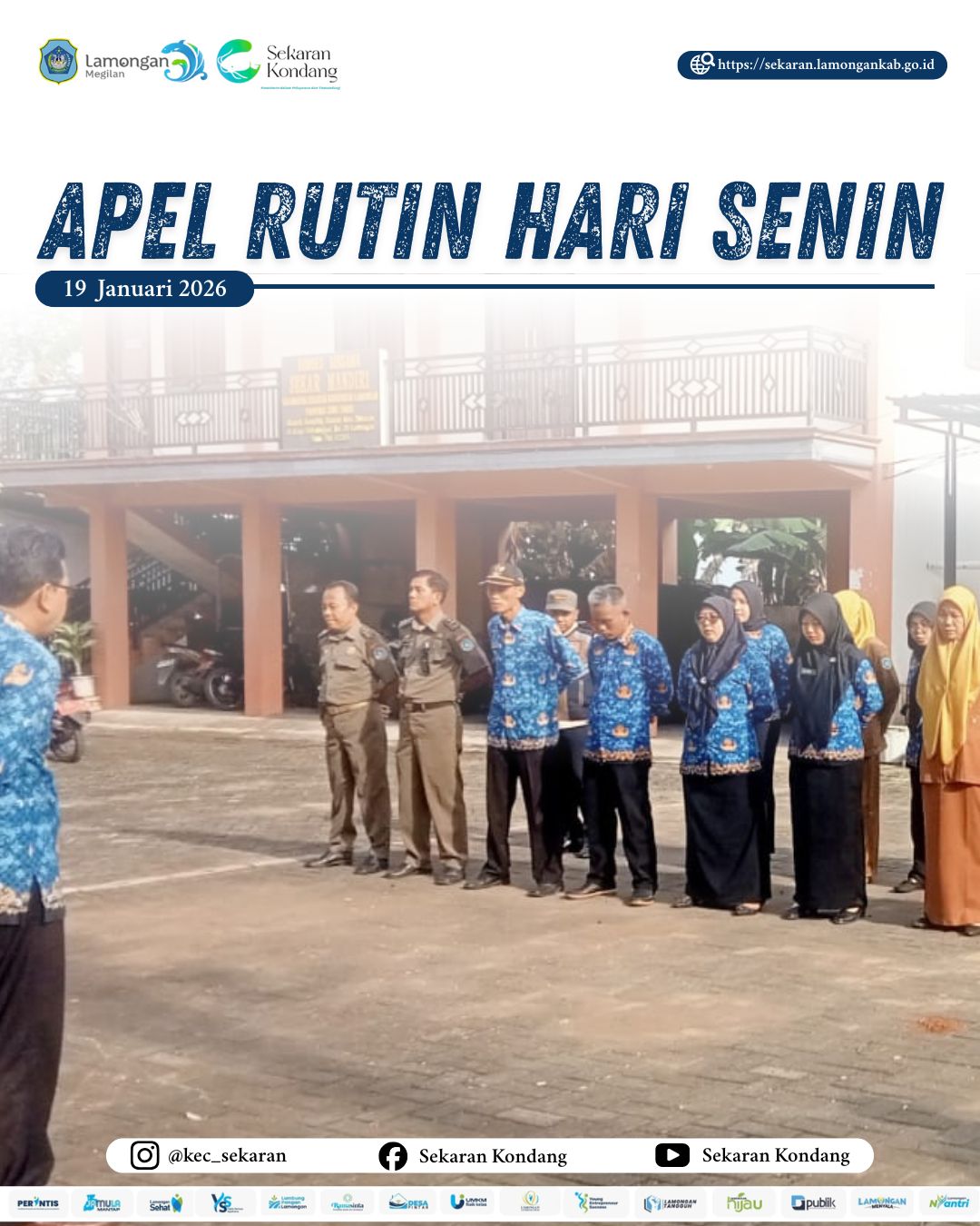 Foto: APEL RUTIN HARI SENIN 19 JANUARI 2026