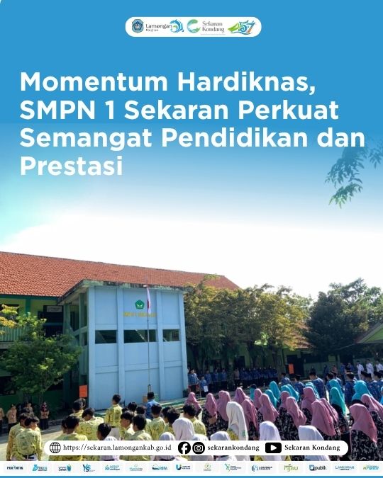 Foto: Momentum Hardiknas, SMPN 1 Sekaran Perkuat Semangat Pendidikan dan Prestasi