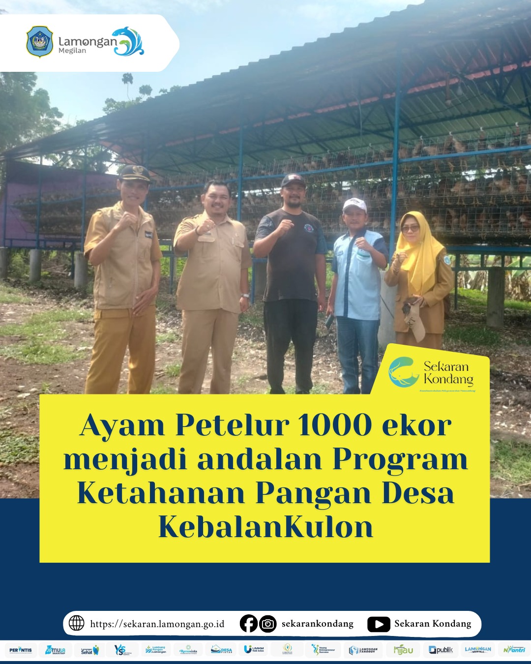 Foto: AYAM PETELUR 1000 EKOR MENJADI ANDALAN PROGRAM KETAHANAN PANGAN DESA KEBALANKULON