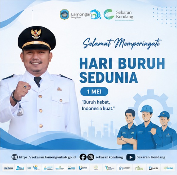 Foto: SELAMAT HARI BURUH SEDUNIA 2026: APRESIASI UNTUK PARA PEKERJA INDONESIA