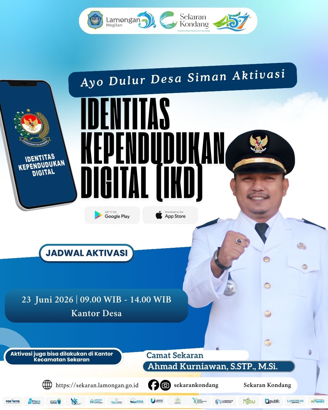 Foto: AYO DULUR DESA SIMAN AKTIVASI IKD !