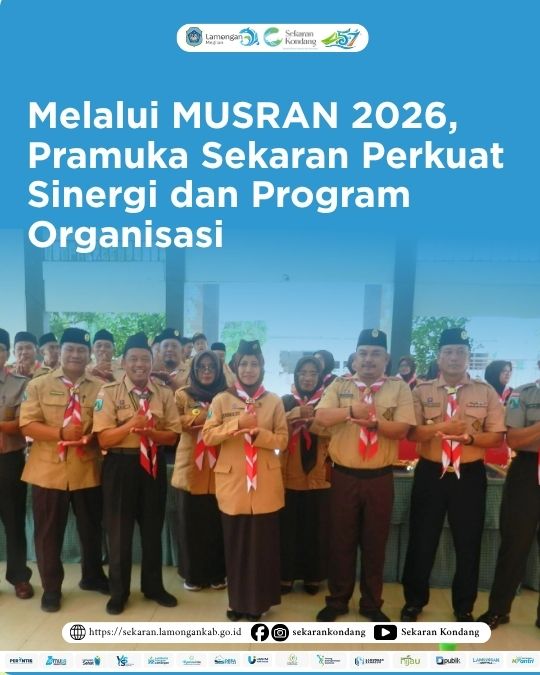 Foto: Melalui MUSRAN 2026, Pramuka Sekaran Perkuat Sinergi dan Program Organisasi