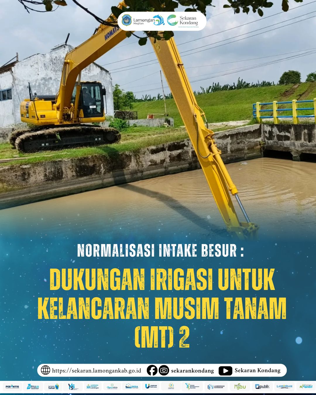 Foto: NORMALISASI INTAKE BESUR : DUKUNGAN IRIGASI UNTUK KELANCARAN MUSIM TANAM (MT) 2 APRIL 2026