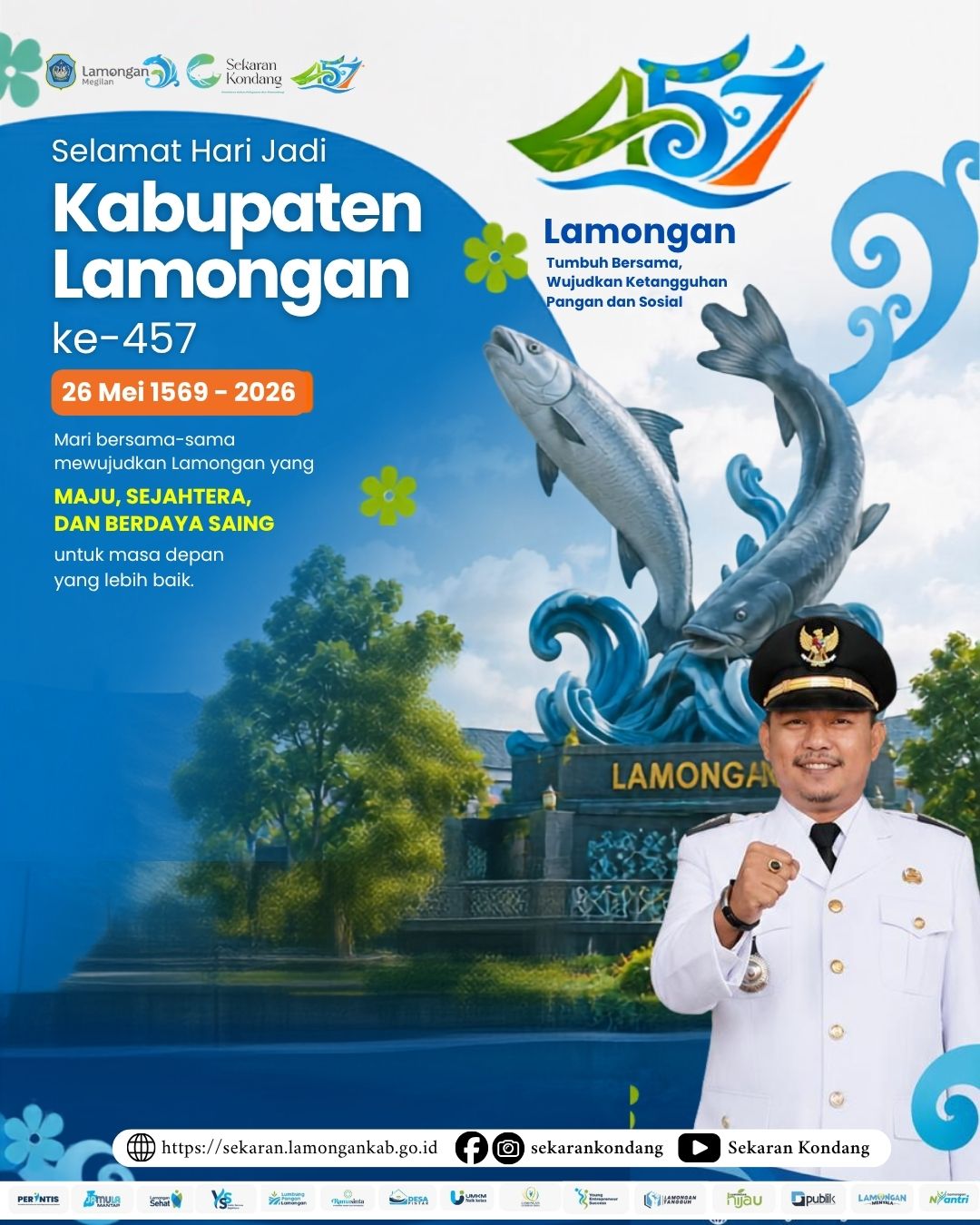Foto: Dirgahayu Kabupaten Lamongan ke-457 🎉