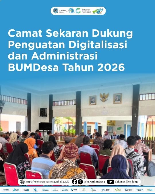 Foto: Camat Sekaran Dukung Penguatan Digitalisasi dan Administrasi BUMDesa Tahun 2026