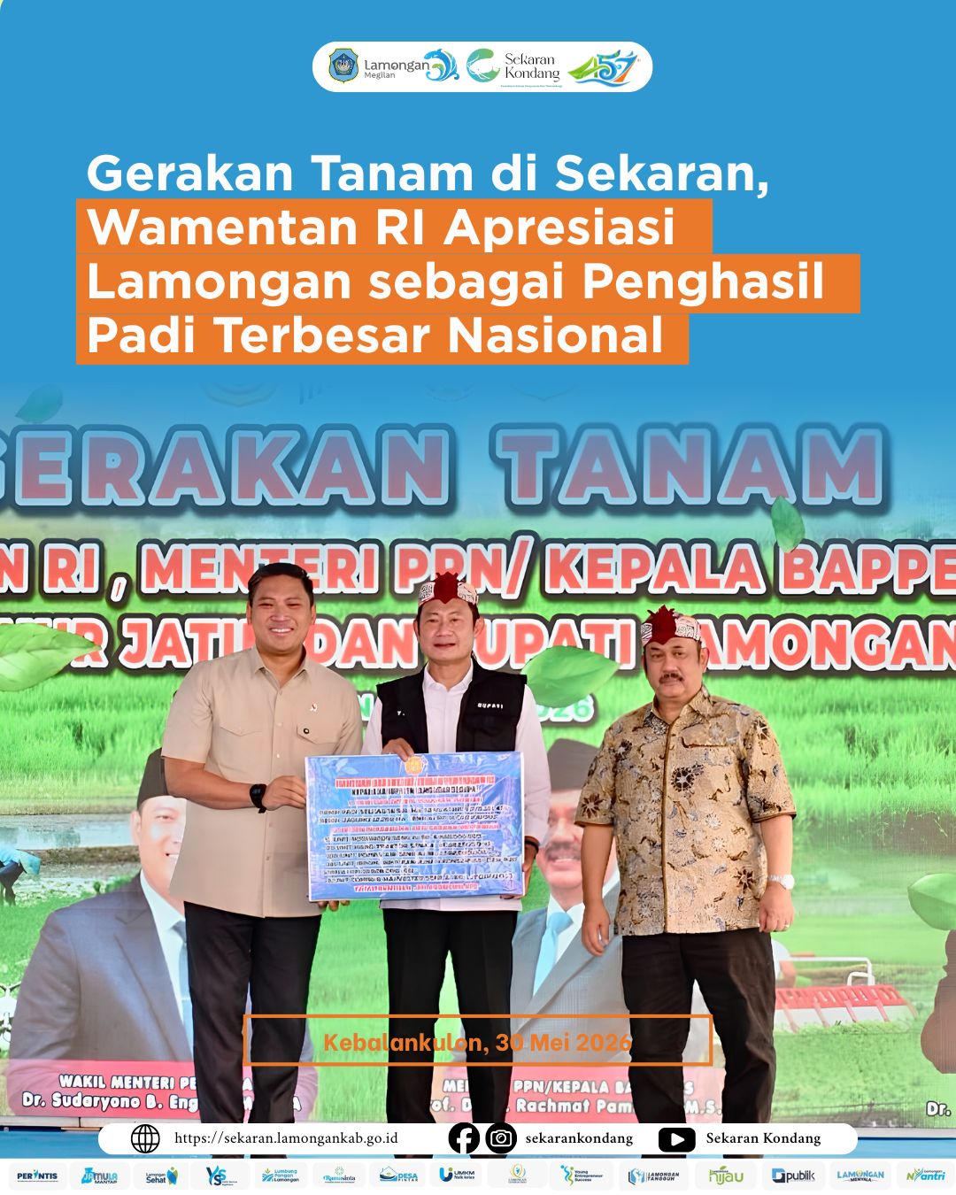 Foto: GERAKAN TANAM DI SEKARAN