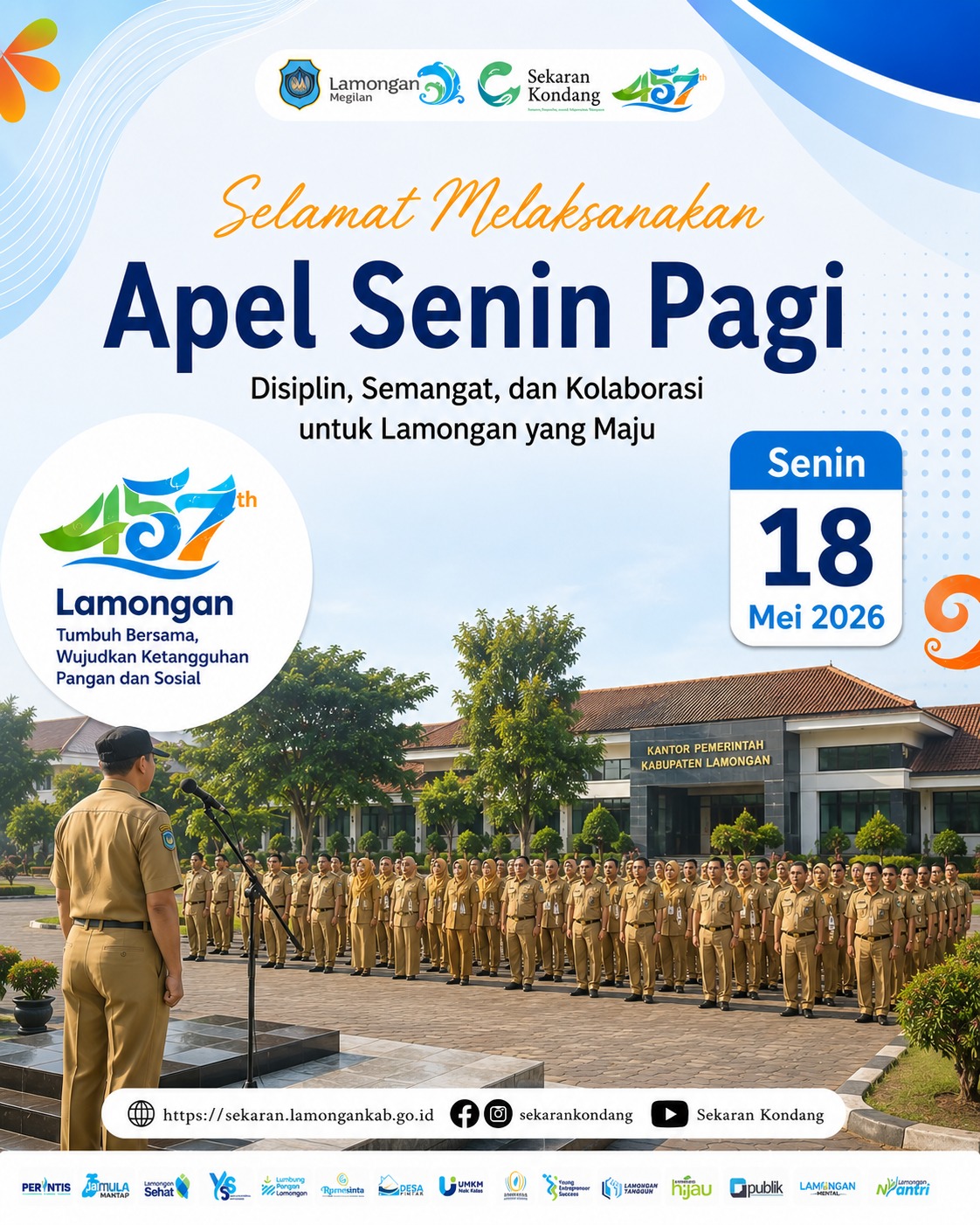 Foto: APEL RUTIN HARI SENIN MEI 2026