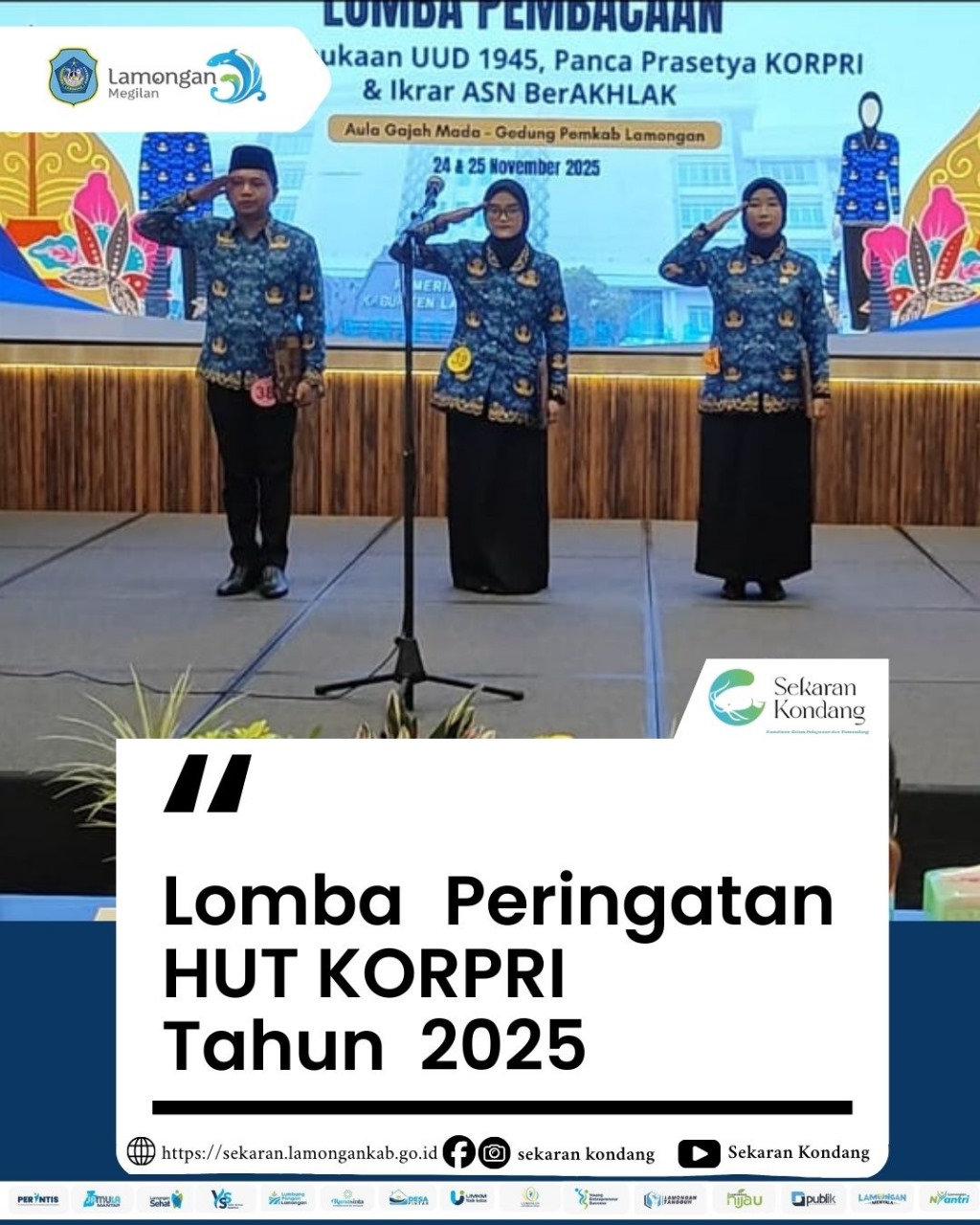 Foto: LOMBA PERINGATAN HUT KORPRI TAHUN 2025
