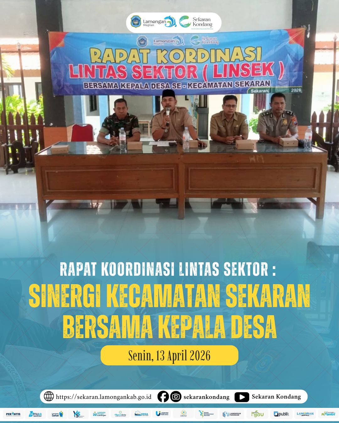 Foto: RAPAT KOORDINASI LINTAS SEKTOR APRIL 2026