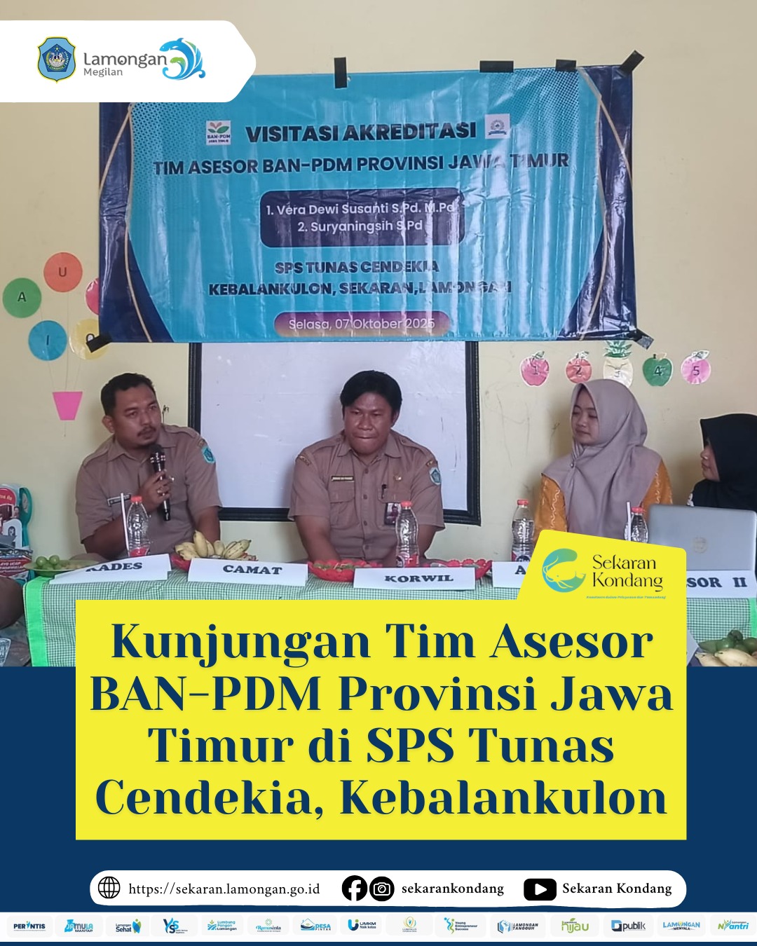 Foto: KUNJUNGAN TIM ASESOR BAN-PDM PROVINSI JAWA TIMUR DI SPS TUNAS CENDIKIA KEBALANKULON