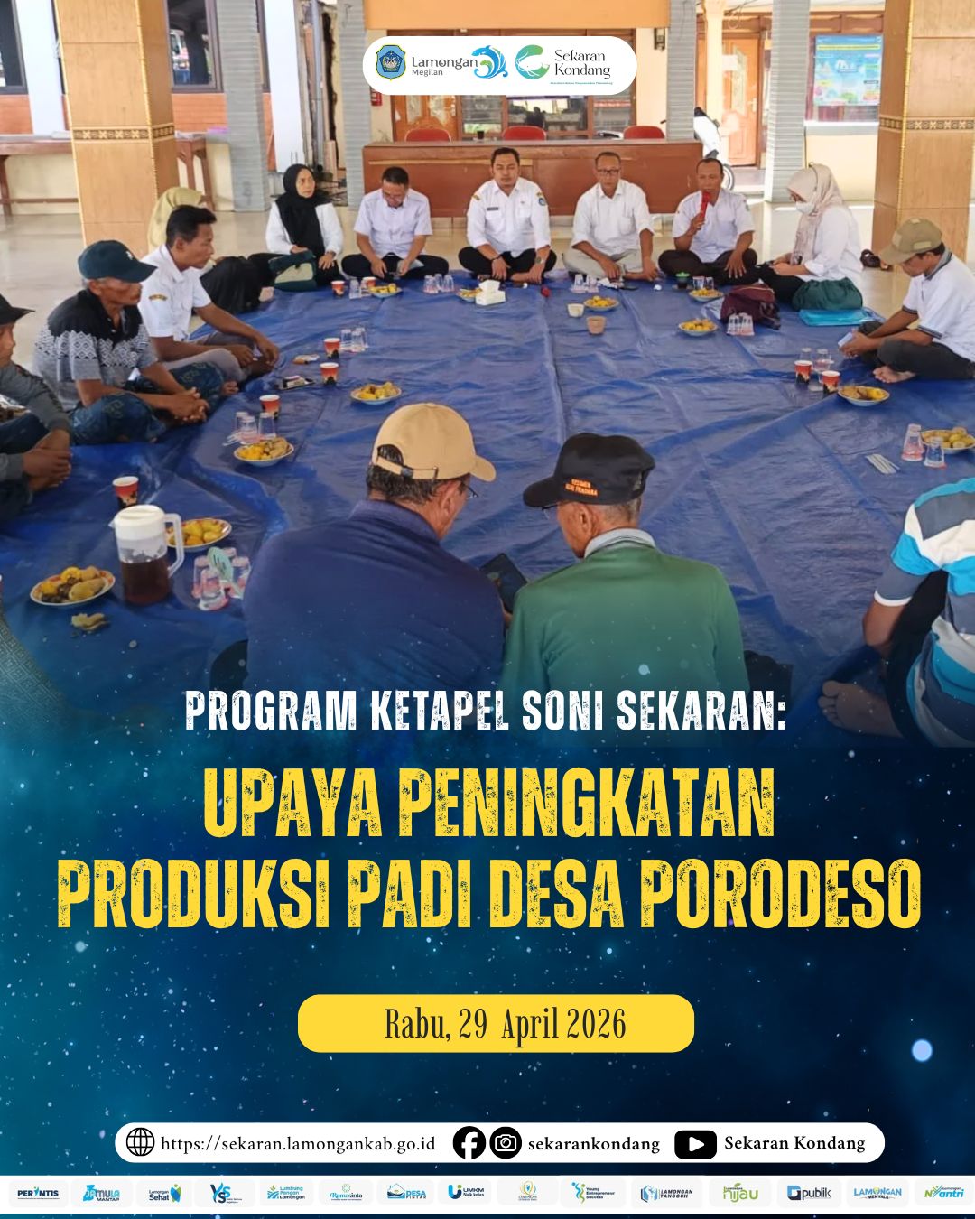 Foto: PROGRAM KETAPEL SONI SEKARAN: UPAYA PENINGKATAN PROUKSI PADA DESA PORODESO APRIL 2026