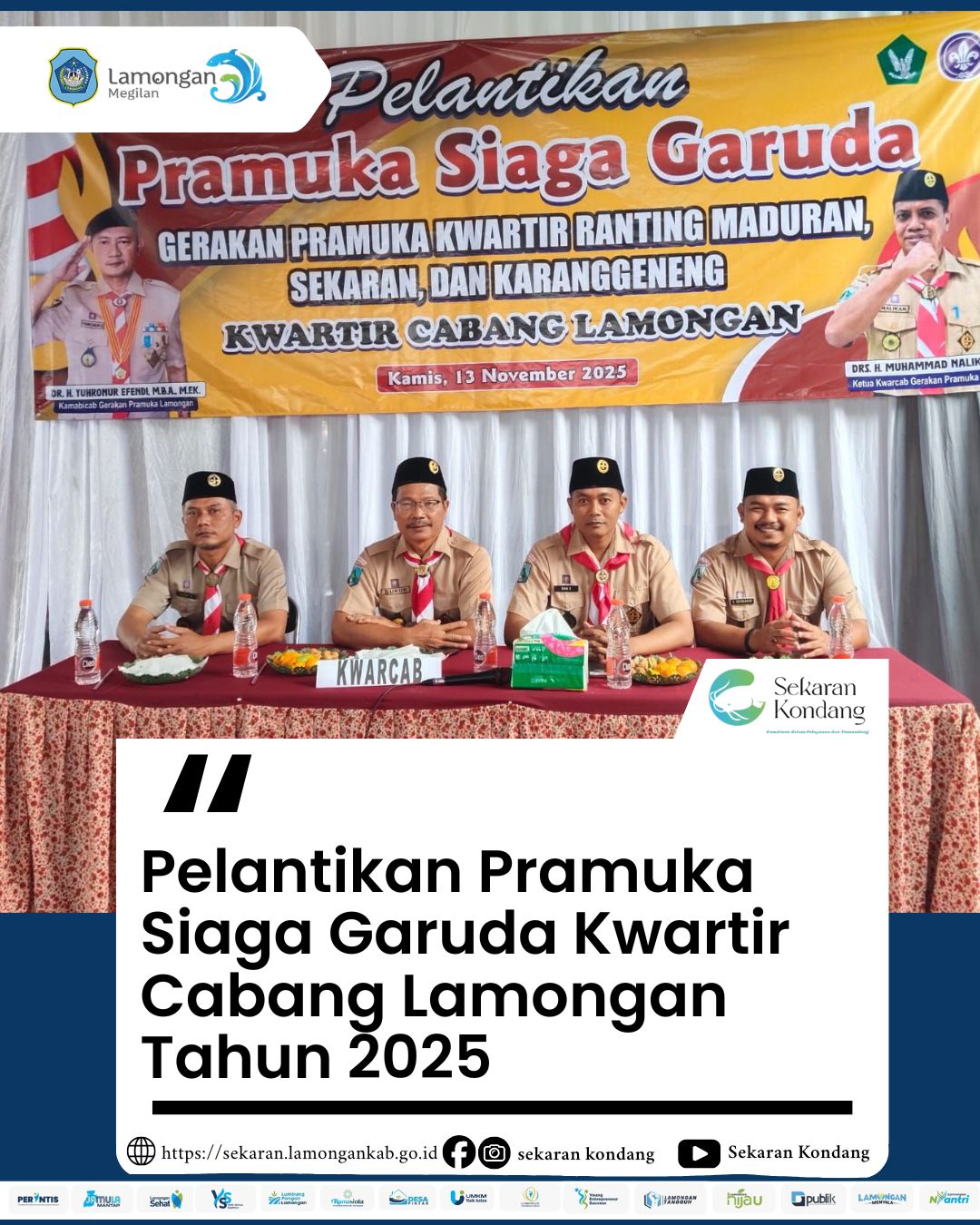 Foto: PELANTIKAN PRAMUKA SIAGA GARUDA KWARTIR CABANG LAMONGAN TAHUN 2025